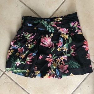 Zara floral shorts
